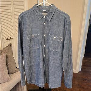 Carhartt WIP Denim-Blue Lightweight Shirt.